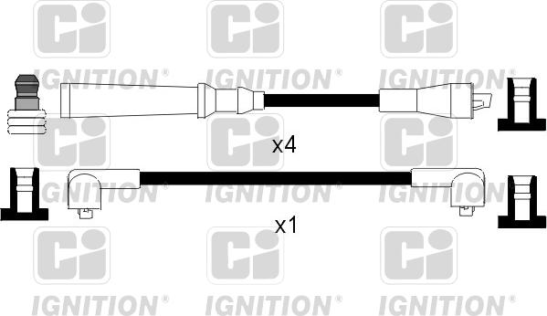 Quinton Hazell XC271 - Комплект запалителеи кабели vvparts.bg