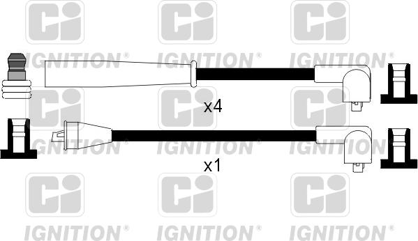 Quinton Hazell XC799 - Комплект запалителеи кабели vvparts.bg