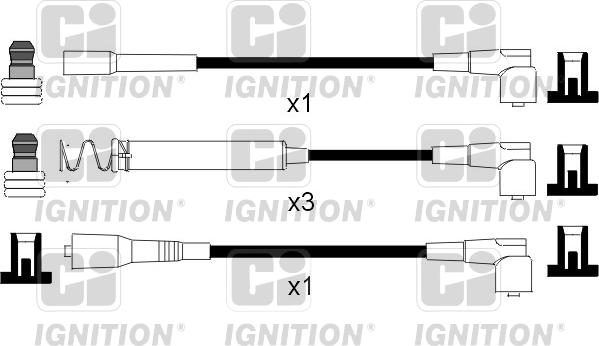 Quinton Hazell XC794 - Комплект запалителеи кабели vvparts.bg