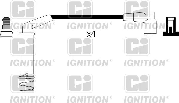 Quinton Hazell XC795 - Комплект запалителеи кабели vvparts.bg