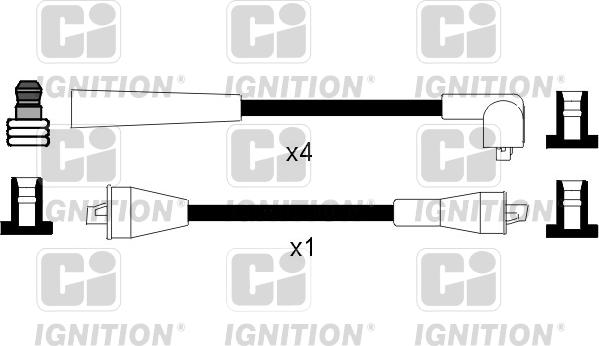 Quinton Hazell XC791 - Комплект запалителеи кабели vvparts.bg