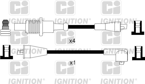 Quinton Hazell XC798 - Комплект запалителеи кабели vvparts.bg