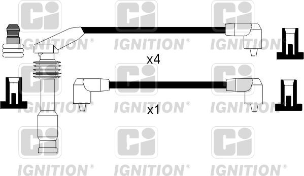 Quinton Hazell XC797 - Комплект запалителеи кабели vvparts.bg