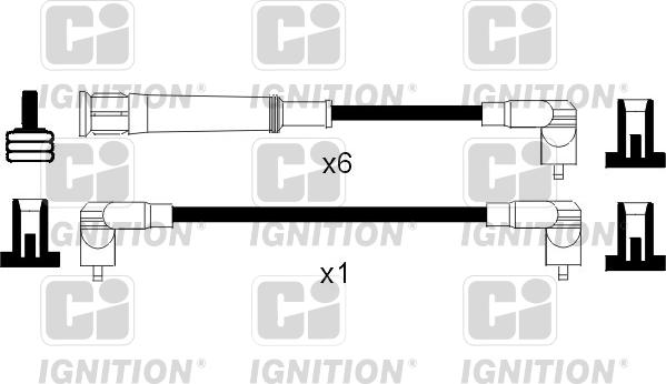 Quinton Hazell XC763 - Комплект запалителеи кабели vvparts.bg