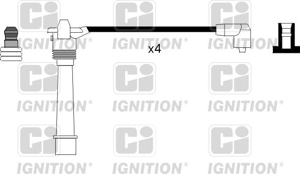 Quinton Hazell XC701 - Комплект запалителеи кабели vvparts.bg