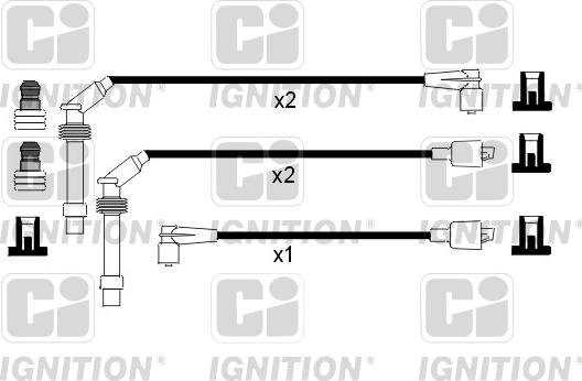 Quinton Hazell XC716 - Комплект запалителеи кабели vvparts.bg