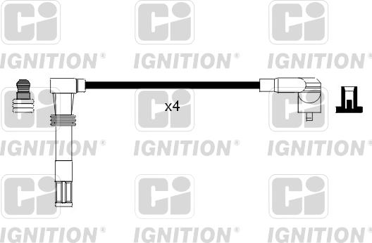 Quinton Hazell XC717 - Комплект запалителеи кабели vvparts.bg