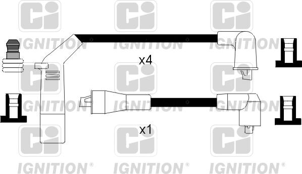 Quinton Hazell XC784 - Комплект запалителеи кабели vvparts.bg