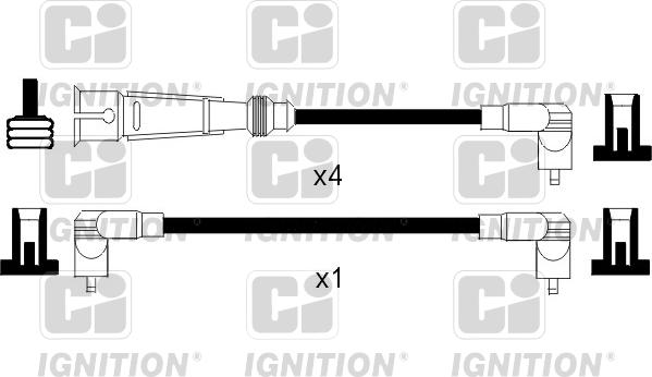 Quinton Hazell XC774 - Комплект запалителеи кабели vvparts.bg