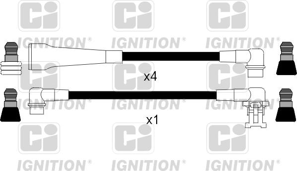 Quinton Hazell XC775 - Комплект запалителеи кабели vvparts.bg