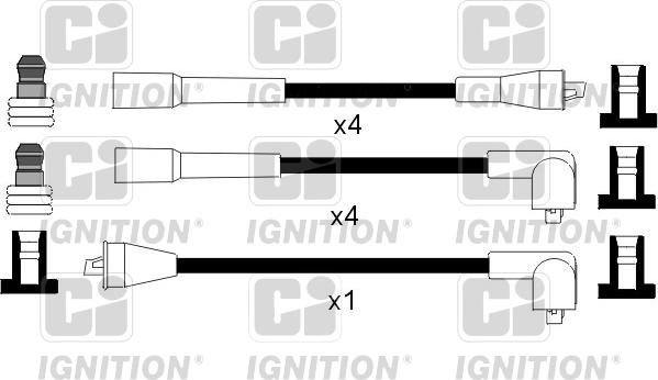 Quinton Hazell XC771 - Комплект запалителеи кабели vvparts.bg