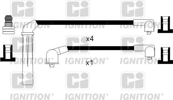 Quinton Hazell XC773 - Комплект запалителеи кабели vvparts.bg