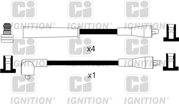 Quinton Hazell XC772 - Комплект запалителеи кабели vvparts.bg