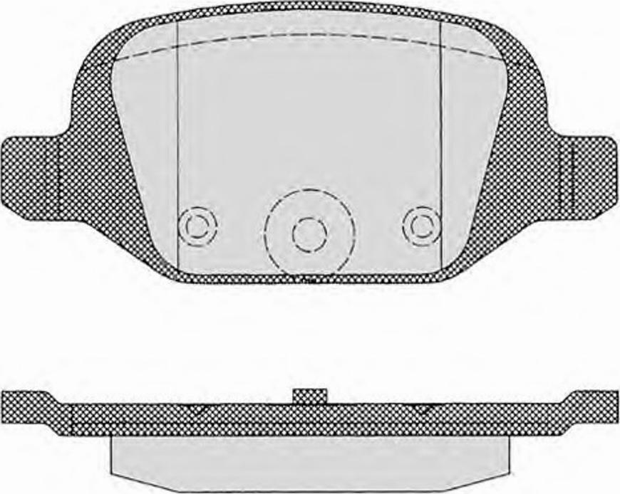 Raicam 609.0 - Комплект спирачно феродо, дискови спирачки vvparts.bg