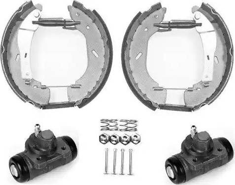 Raicam 7504RP - Комплект спирачна челюст vvparts.bg