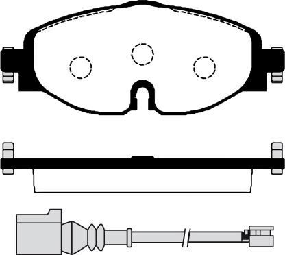 Raicam RA.1001.0 - Комплект спирачно феродо, дискови спирачки vvparts.bg