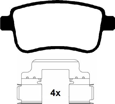 Raicam RA.0941.0K1 - Комплект спирачно феродо, дискови спирачки vvparts.bg