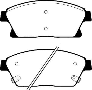 Raicam RA.0968.0 - Комплект спирачно феродо, дискови спирачки vvparts.bg