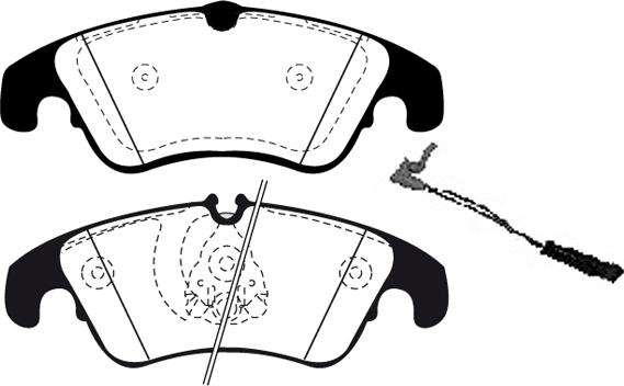 OEMparts GDB1737 - Комплект спирачно феродо, дискови спирачки vvparts.bg