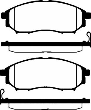 Magneti Marelli 363916060897 - Комплект спирачно феродо, дискови спирачки vvparts.bg