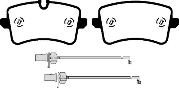 Raicam RA.0931.2 - Комплект спирачно феродо, дискови спирачки vvparts.bg