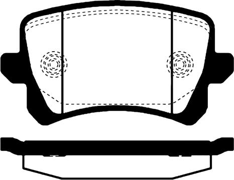 Magneti Marelli 323700005800 - Комплект спирачно феродо, дискови спирачки vvparts.bg