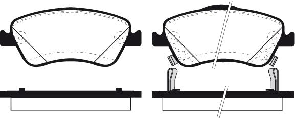 Raicam RA.0927.0 - Комплект спирачно феродо, дискови спирачки vvparts.bg