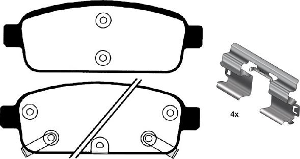 Raicam RA.0973.0K1 - Комплект спирачно феродо, дискови спирачки vvparts.bg