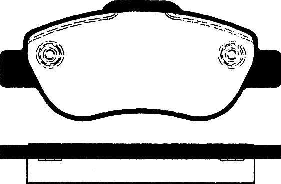 Raicam RA.0445.0 - Комплект спирачно феродо, дискови спирачки vvparts.bg