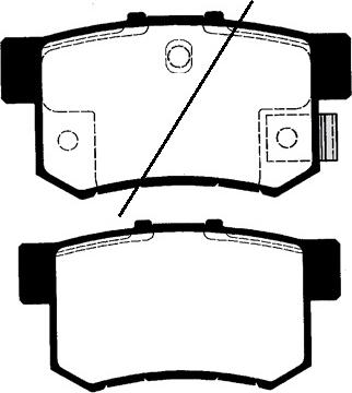 Remsa 325.11 - Комплект спирачно феродо, дискови спирачки vvparts.bg