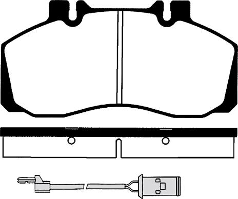 Raicam RA.0485.1 - Комплект спирачно феродо, дискови спирачки vvparts.bg