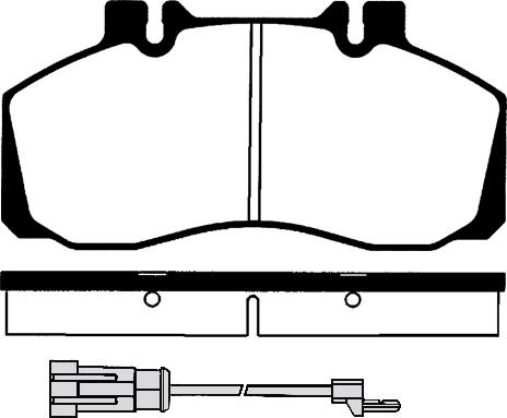 Raicam RA.0485.2 - Комплект спирачно феродо, дискови спирачки vvparts.bg