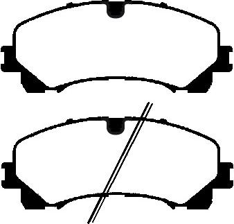 Raicam RA.0423.0 - Комплект спирачно феродо, дискови спирачки vvparts.bg