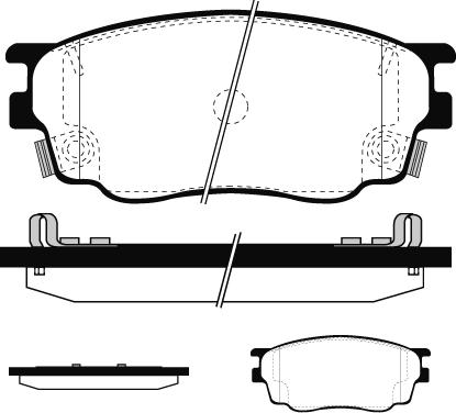 Raicam RA.0474.0 - Комплект спирачно феродо, дискови спирачки vvparts.bg