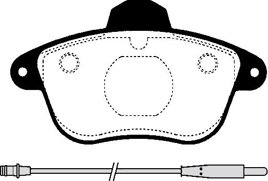 Raicam RA.0540.0 - Комплект спирачно феродо, дискови спирачки vvparts.bg