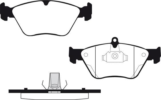 Raicam RA.0541.0 - Комплект спирачно феродо, дискови спирачки vvparts.bg