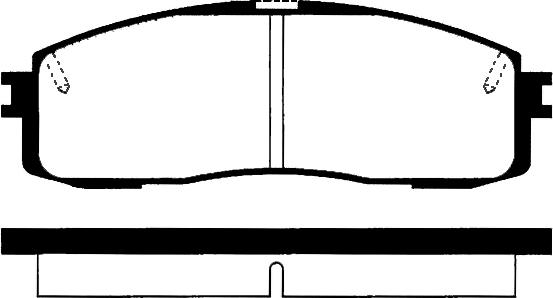 HELLA 8DB 355 033-671 - Комплект спирачно феродо, дискови спирачки vvparts.bg