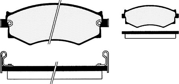 Raicam RA.0505.0 - Комплект спирачно феродо, дискови спирачки vvparts.bg