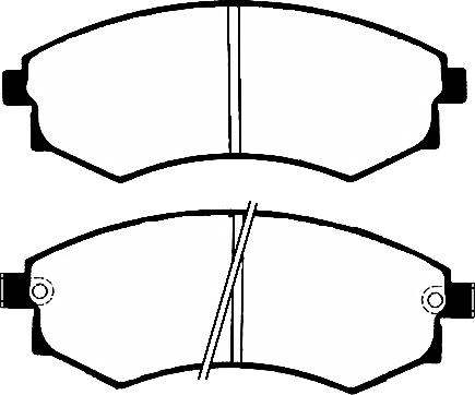 Triscan 36231803 - Комплект спирачно феродо, дискови спирачки vvparts.bg