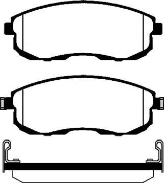 Magneti Marelli J3601044 - Комплект спирачно феродо, дискови спирачки vvparts.bg