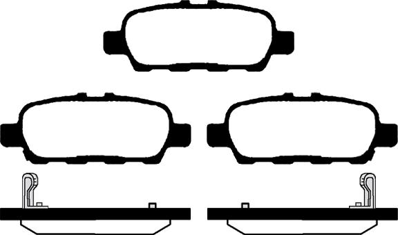 Magneti Marelli 600000100100 - Комплект спирачно феродо, дискови спирачки vvparts.bg