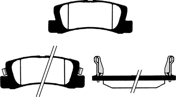 Raicam RA.0570.0 - Комплект спирачно феродо, дискови спирачки vvparts.bg