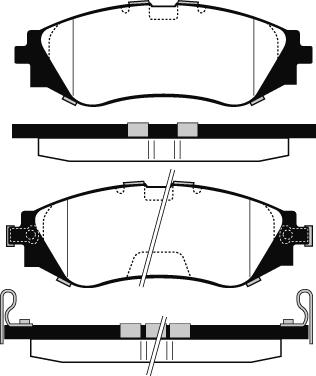 Raicam RA.0646.0 - Комплект спирачно феродо, дискови спирачки vvparts.bg