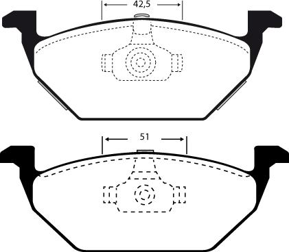 Raicam RA.0653.1 - Комплект спирачно феродо, дискови спирачки vvparts.bg