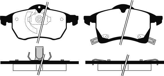 Raicam RA.0664.0 - Комплект спирачно феродо, дискови спирачки vvparts.bg