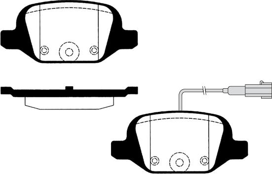 Raicam RA.0609.2 - Комплект спирачно феродо, дискови спирачки vvparts.bg