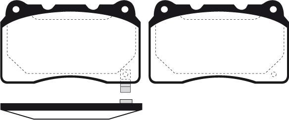 Raicam RA.0604.9 - Комплект спирачно феродо, дискови спирачки vvparts.bg