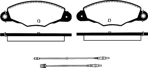 Budweg Caliper 521336 - Комплект спирачно феродо, дискови спирачки vvparts.bg