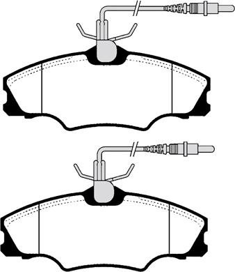 Raicam RA.0621.0 - Комплект спирачно феродо, дискови спирачки vvparts.bg