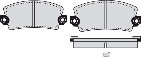 Raicam RA.0086.3 - Комплект спирачно феродо, дискови спирачки vvparts.bg